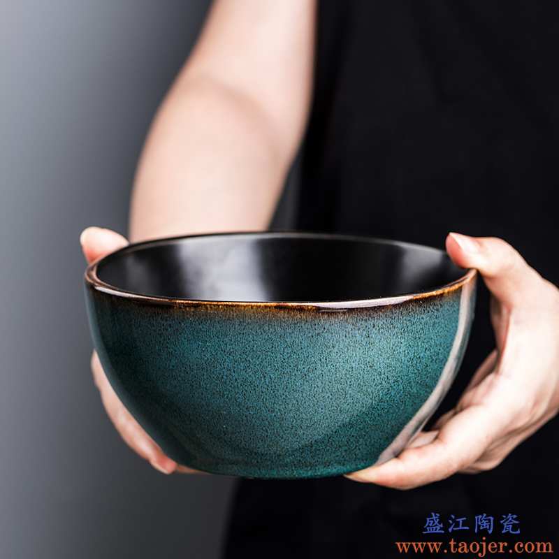 悠瓷 北欧风餐具6英寸陶瓷碗单个家用大号饭碗甜品碗早餐碗沙拉碗